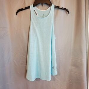 Adidas Climalite Tank Top Racerback Athletic Sleeveless‎ Blue Womens Small